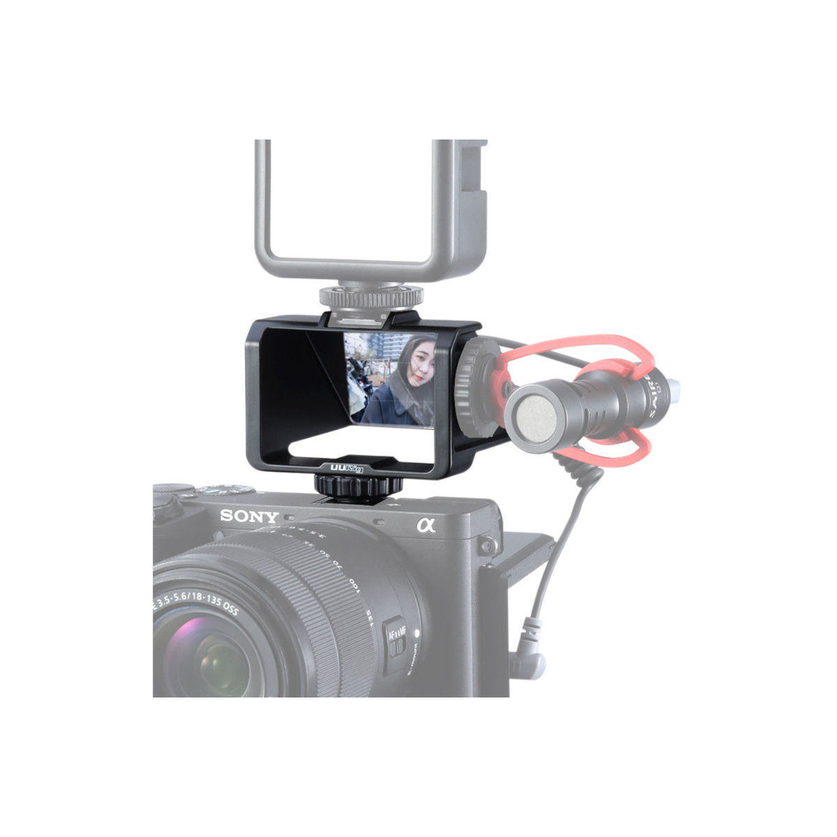 Ulanzi 1823 R031 Mirrorless camera flip screen with 3 cold shoe mount