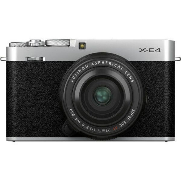 Picture of FUJIFILM X-E4 Mirrorless Digital Camera with XF 27mm f/2.8 R WR Lens (Silver)