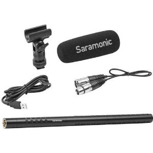 Picture of Saramonic SR-TM7 Supercardioid Broadcast XLR Shotgun Condenser Microphone