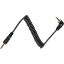Picture of Saramonic SR-PMC2 3.5mm Right-Angle TRS to 3.5mm TRRS Coiled Adapter Cable for Smartphone