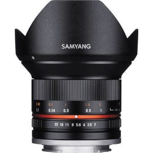 Picture of Samyang MF 12MM F2.0 Black Lens for Fujifilm X