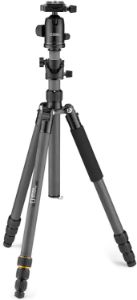 Picture of National Geographic Travel Photo Tripod Kit with Monopod, 90° Column, Carbon Fibre, 4-Sections, Twist Locks, Load up 8kg, Ball Head