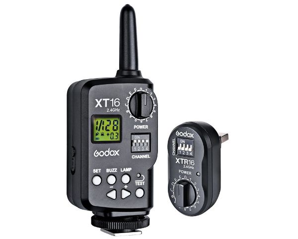 Picture of Godox XT-16 Wireless Power-Control Flash Trigger 2.4G (Transmitter and Receiver)