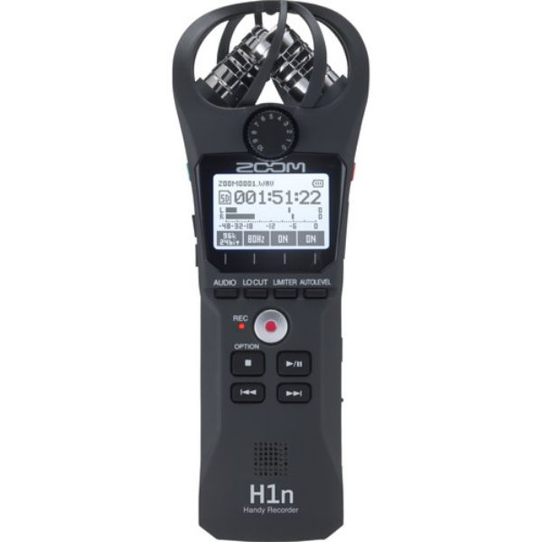 Picture of Zoom H1n 2-Input / 2-Track Portable Handy Recorder with Onboard X/Y Microphone (Black)