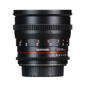 Picture of Samyang 50mm T1.5 VDSLR AS UMC Lens for Canon EF Mount