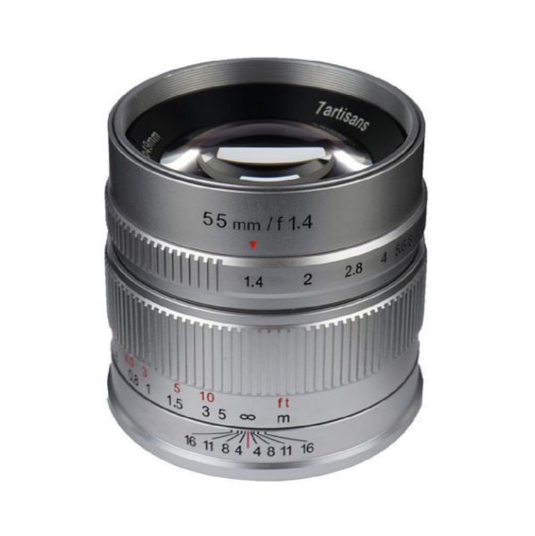 Picture of 7artisans Photoelectric 55mm f/1.4 Lens for Sony E (Silver)