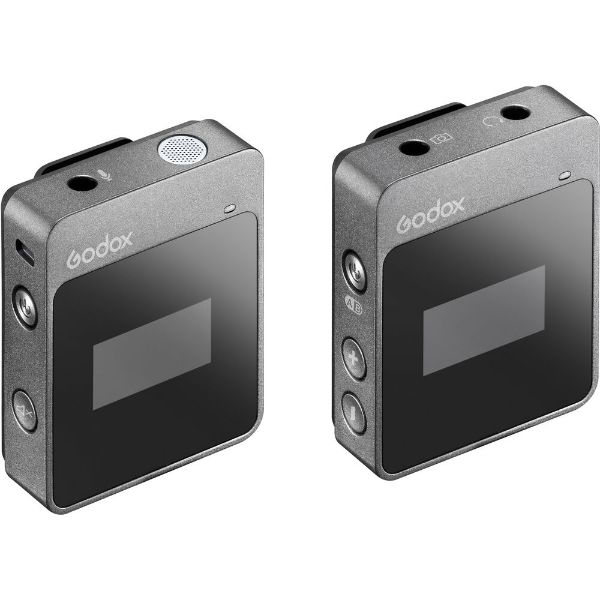 Picture of Godox MoveLink M1 Compact Digital Wireless Microphone System for Cameras & Smartphones with 3.5mm (2.4 GHz)