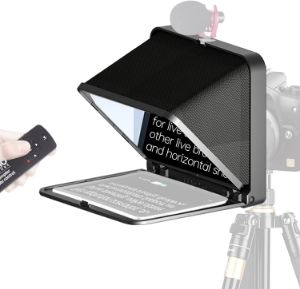 Picture of Lensgo TC7 Foldable Teleprompter with Remote Control, Folded in 1 Second