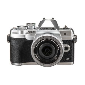 Picture of Olympus OM-D E-M10 Mark IV Mirrorless Camera with 14-42mm EZ Lens (Silver)