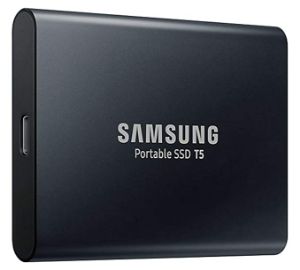 Picture of Samsung 500GB T5 Portable Solid-State Drive (Black)