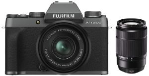 Picture of FUJIFILM X Series X-T200 Mirrorless Camera Body with 15-45 mm + 50-230 mm Dual Lens Kit (Black)