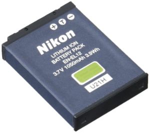 Picture of Nikon EN-EL12 Rechargeable Lithium-Ion Battery (3.7V, 1050mAh)