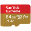 Picture of SanDisk Extreme PRO Micro SD64GB UHS-I SDXC Memory Card