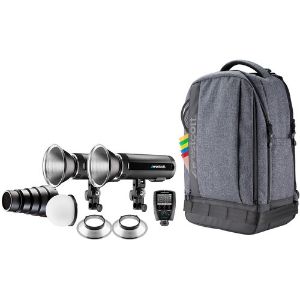 Picture of Westcott FJ200 Strobe 2-Light Backpack Kit with FJ-X2m Universal Wireless Trigger and Accessories