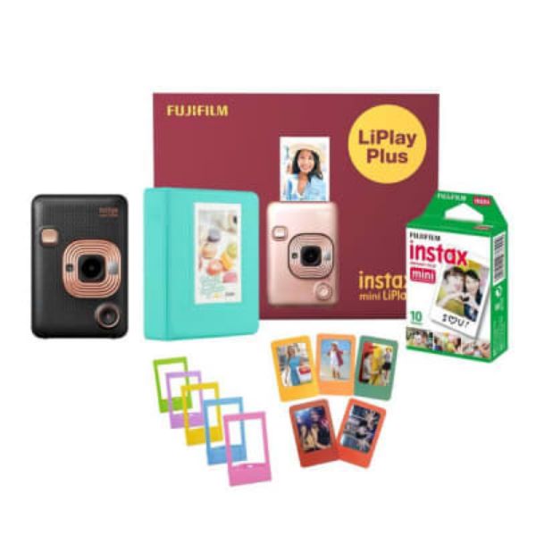 Picture of Fuji Instax mini Liplay Plus Camera (With Film) Black