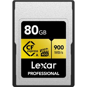 Picture of Lexar 80GB Professional CFexpress Type A Card GOLD Series