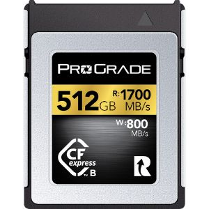 Picture of ProGrade Digital 512GB CFexpress 2.0 Type B Gold Memory Card
