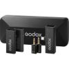 Picture of Godox MoveLink Mini LT 2-Person Wireless Microphone System for Cameras & iOS Devices (2.4 GHz, Classic Black)