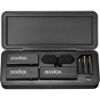 Picture of Godox MoveLink Mini LT 2-Person Wireless Microphone System for Cameras & iOS Devices (2.4 GHz, Classic Black)