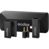 Picture of Godox MoveLink Mini UC 2-Person Wireless Microphone System for Cameras & Mobile Devices (2.4 GHz, Classic Black)