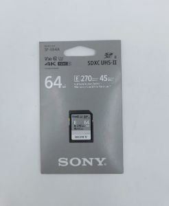 Picture of Sony 64GB SF-E64A/T Series UHS-II SDXC Memory Card