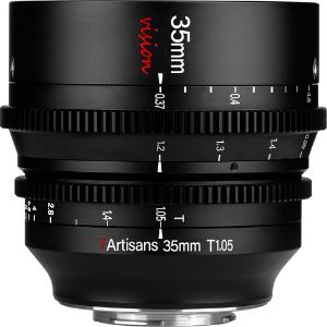 Picture of 7artisans Photoelectric 35mm T1.05 Vision Cine Lens (E Mount, Feet/Meters)