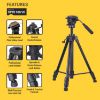 Picture of DIGITEK (DPTR 990VD) Platinum Heavy Duty Tripod with Professional Fluid Video Head