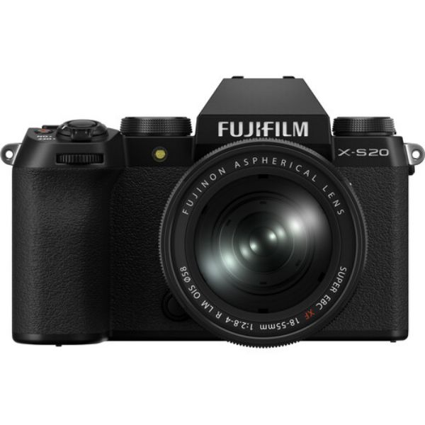 Picture of  FUJIFILM X-S20 Mirrorless Camera with 18-55mm Lens (Black)