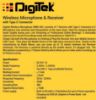 Picture of Digitek Wireless Mirophone DWM-003 PRO